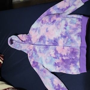 Girls fleece zip up jacket